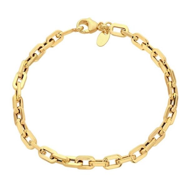 14k Yellow Gold Gold Oval Chain Bracelet