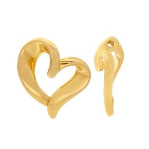 14K Yellow Gold Heart Pendant