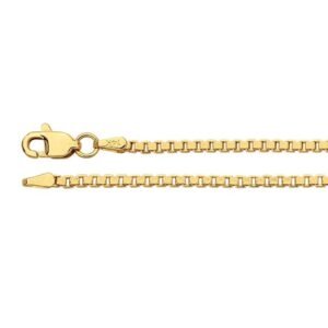 1.8mm 14k Gold Square Link Chain