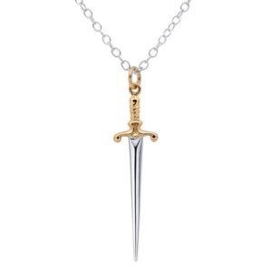 Sterling Silver Sword Necklace